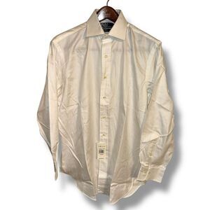 NWT White Polo Ralph Lauren Regent Dress Shirt Size M 16 32/33